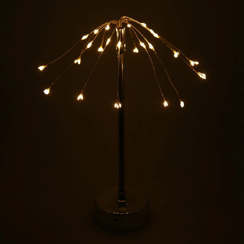 

8 Modes LED Spark Floral Branch Shape Table Lamp Fairy String Lights with Remote Control