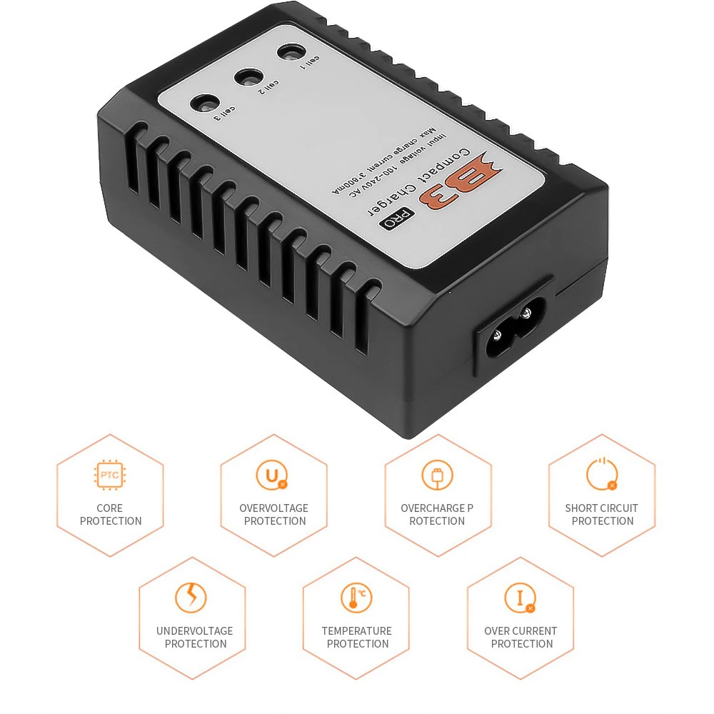 Fast Charge IMAX RC B3 Pro Compact Balance Charger for 2S 3S 7.4V 11.1V Lithium LiPo Battery EU/US Plug Balanced Chargers