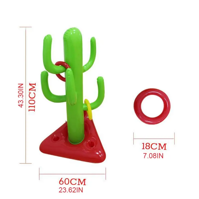 

Swimming Floating Water Inflatable Cactus Pool Toys for Kids Summer Water Sports Underwater Trap Game Toy for Children and Adult