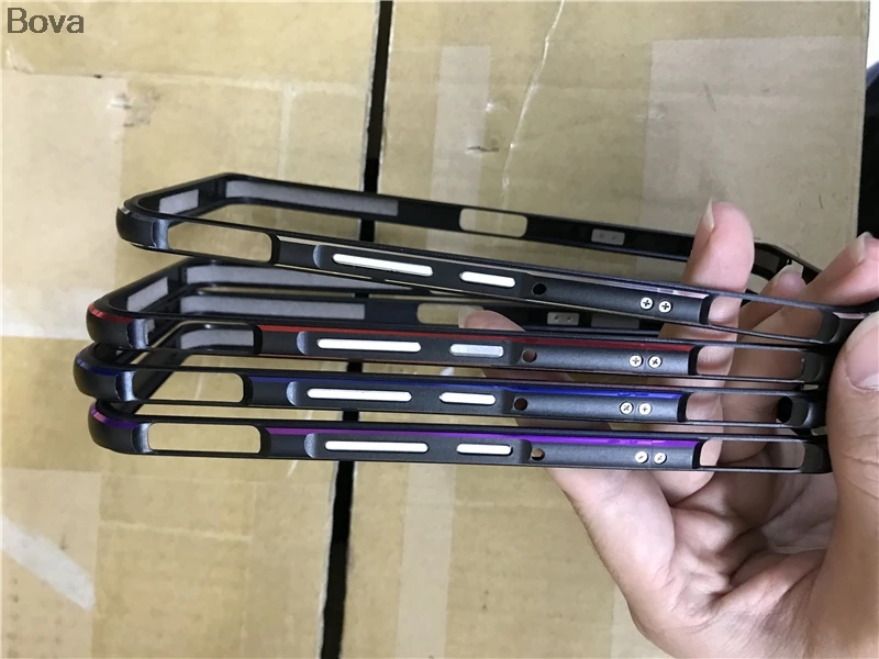 Чехол для ROG Phone2 роскошный Ультратонкий алюминиевый бампер для Asus ROG Phone 2 ZS660KL+ 2 пленки(1 передняя+ 1 задняя