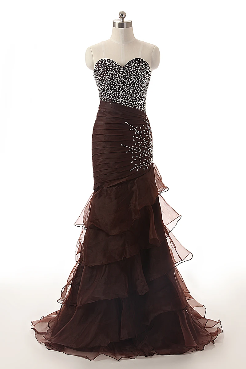 Роскошные Очаровательные платья на выпускной Русалка Длинные элегантные