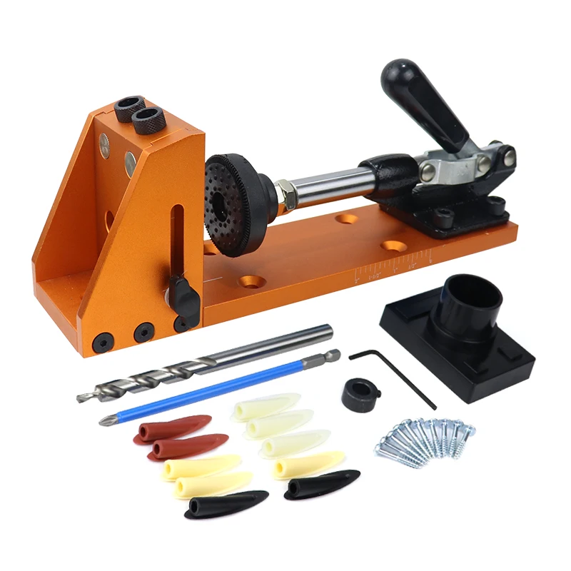 Деревообрабатывающий наклонное отверстие устройство Doweling карман джиг комплект
