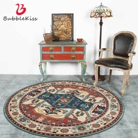 bubble kiss round carpets ethnic style printing rugs living room home soft carpet non slip door floor mat bedroom decor area rug