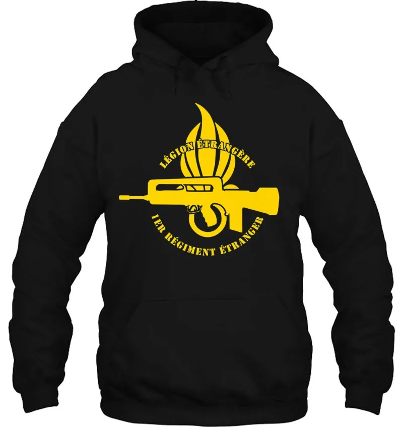 

French Foreign Legion 1Re Men Hoodies Full Casual Autumn and Winter Hoodies Sweatshirts