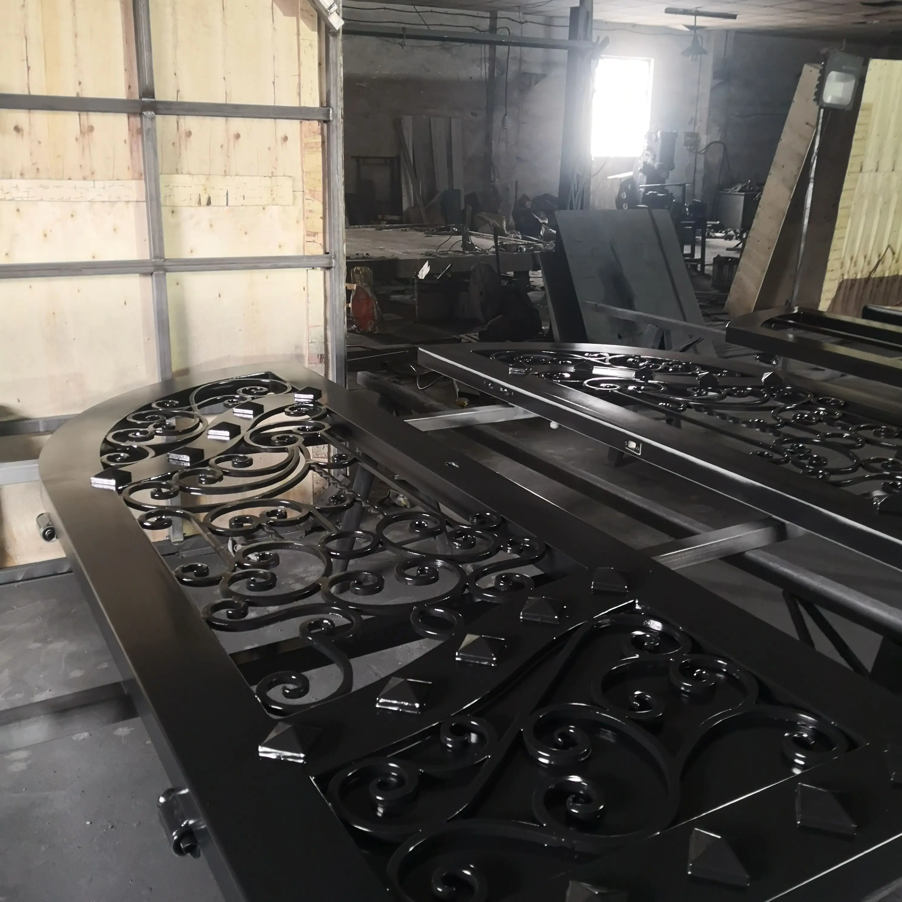 Оптовая продажа, сделано в Китае, 12 дюймов, кованые железные двери для продажи по самой низкой цене Hc-id110 Оптовая продажа, сделано в Китае, 12 дюймов, кованые железные двери для продажи по самой низкой цене Hc-id110