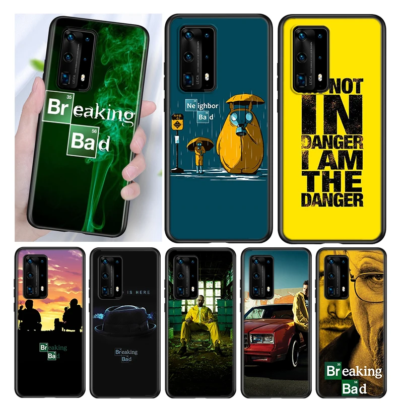

Silicone Cover Breaking Bad For Huawei P40 P30 P20 Pro P10 P9 P8 Lite E Plus 2019 2017 Phone Case