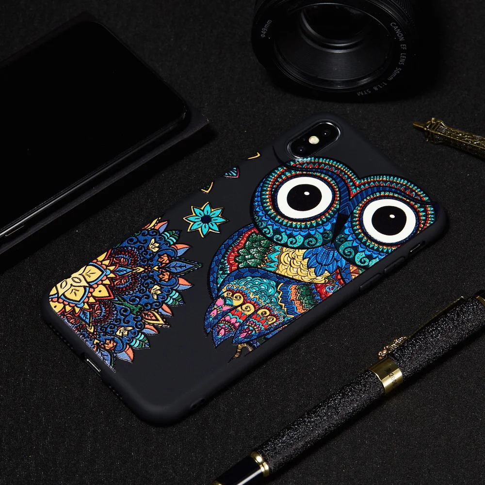 Painted Soft Silicone TPU Phone Case for iPhone 11 Pro X XS MAX XR 5 5S SE 6 6S 7 8 Plus Luxury Light Thin Cover |