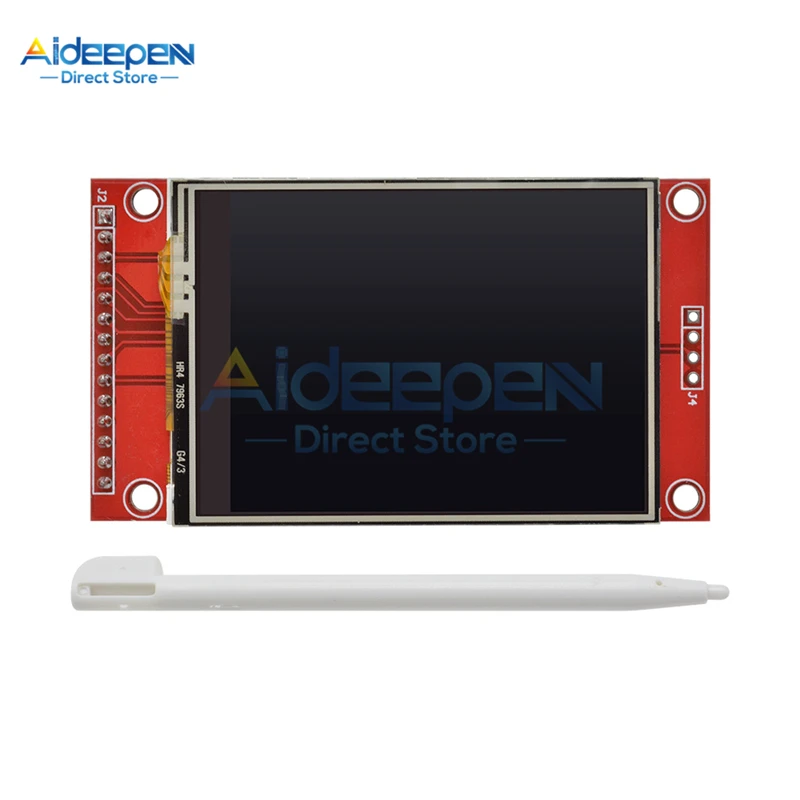 Модуль последовательного порта ЖК-дисплея 2 4 дюйма 4x240 SPI TFT 5 В/320 в PCB адаптер Micro SD