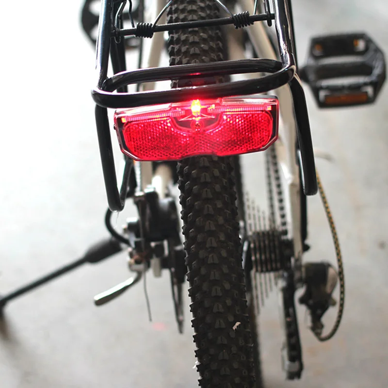 Bike Cycling Bicycle Rear Reflector Tail Light For Luggage Rack NO Battery for make your night riding safer