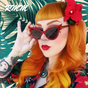 Новинка, солнцезащитные очки унисекс кошачий глаз для мужчин и женщин, мужские солнцезащитные очки с линзами UV400