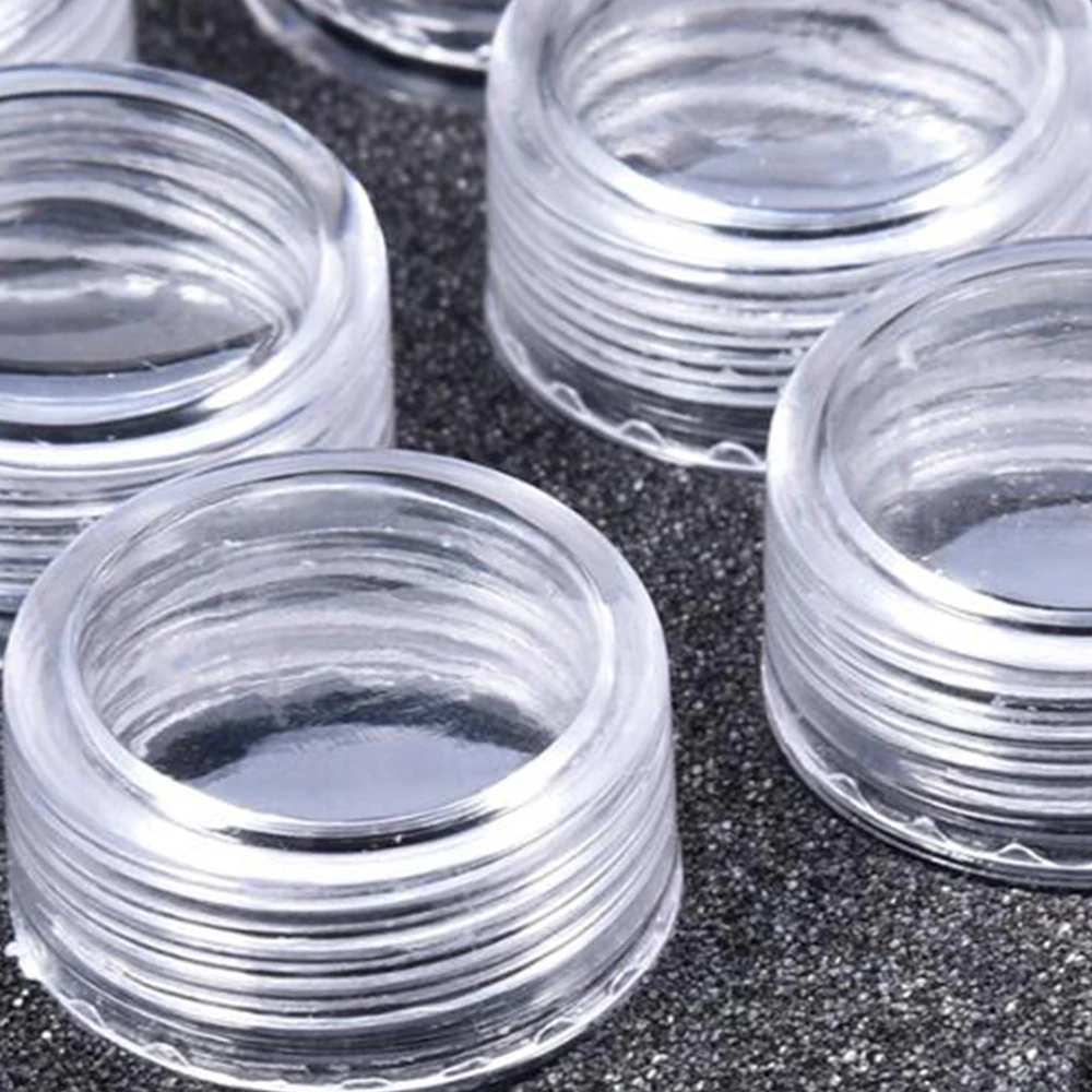 

60Pcs/Lot Diamond Painting Beads Box Transparent Rhinestone Plastic Storage Box Embroidery Beads Container Organizer Bottles