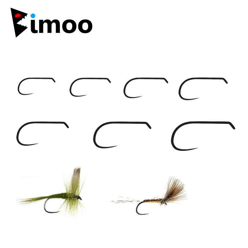 Крючок для завязывания мухи Bimoo 20 шт. крючок сухой 2 широкий зазор Nymph кованый