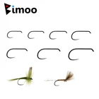 Набор крючков Bimoo для вязания мушек с черной никелевой отделкой, 20 шт.