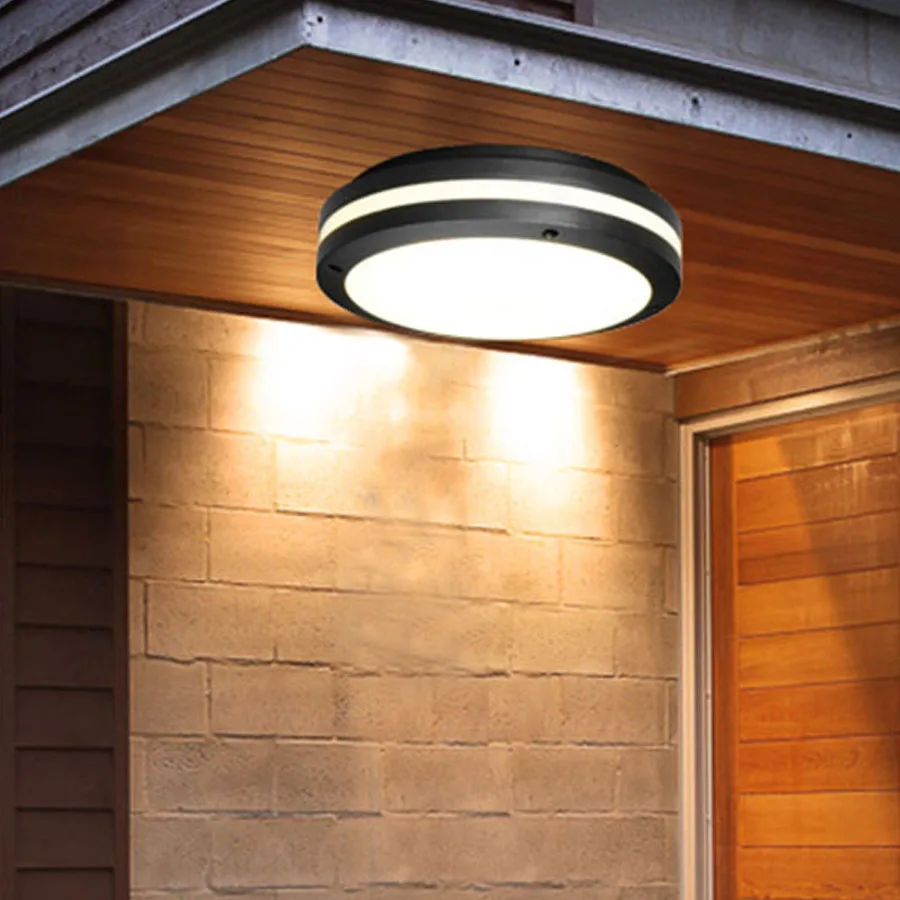 

IP54 Waterproof Garden Porch Wall Lamp 36W Round Outdoor LED Wall Light Modern Villa Aisle Corridor Balcony Wall Light