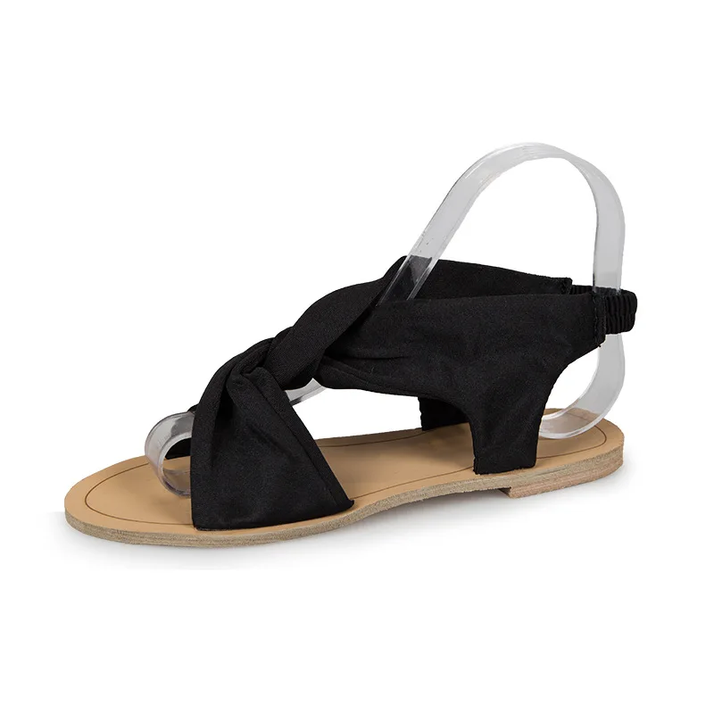 Сандалии женские с плоской подошвой модные босоножки в римском стиле Размеры 35 43