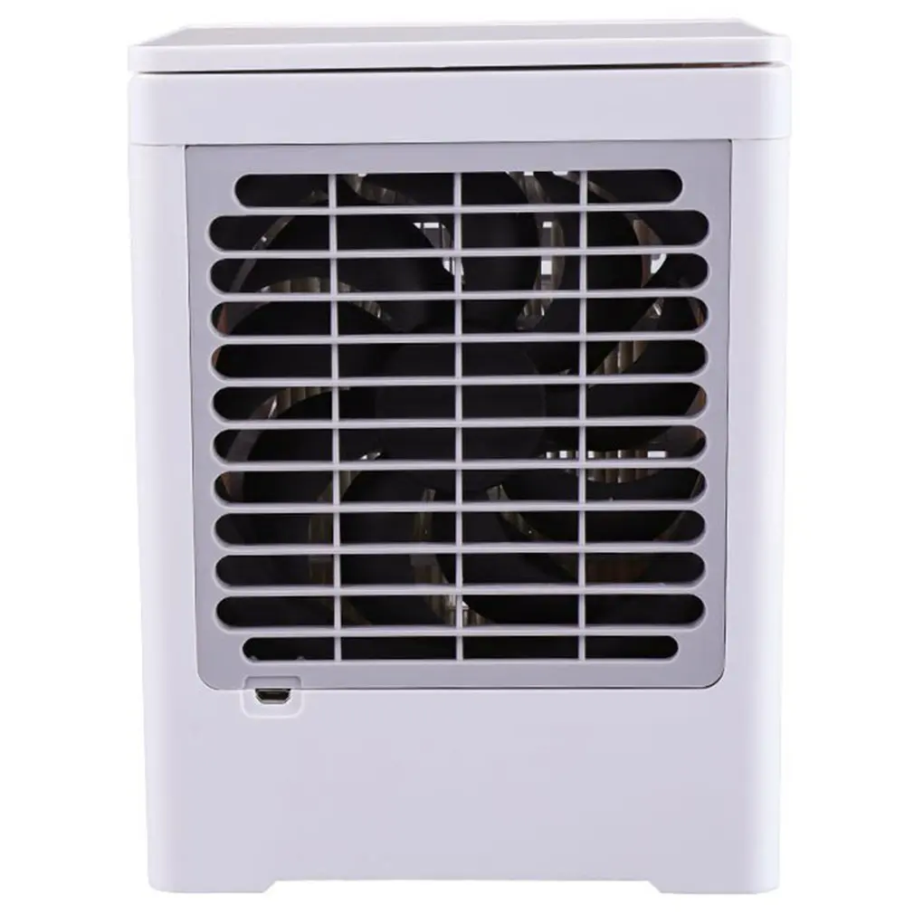 

New 2021 USB Mini Desktop Portable Air Cooler Touch Screen Large Capacity Water Tank Pull Type Design Three Wind Speeds