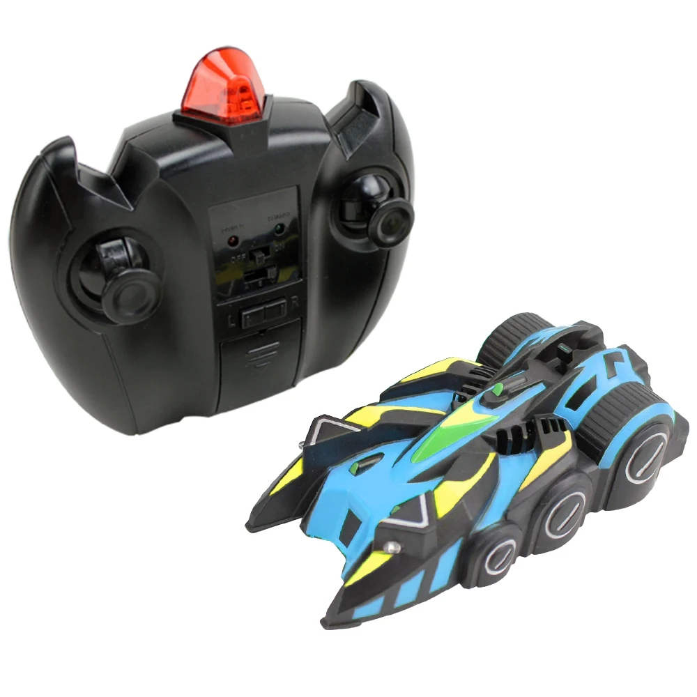 RC забирающаяся на стены машинка пульт дистанционного управления 360 ° вращающийся