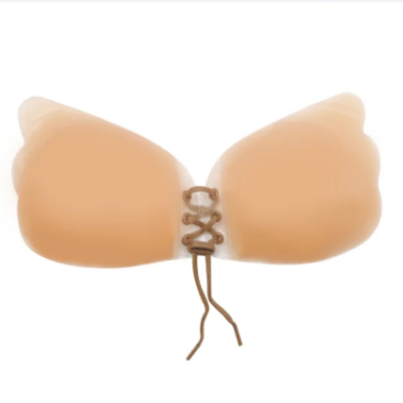 Bra Sexy Black Strapless Fly Bra Three Quarters Wire Free Invisible Bras Invisible Push Up Fly Bras