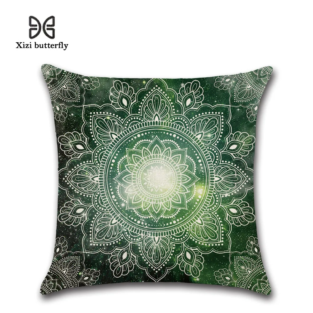 

New Boho Style Pillowcase Moroccan Colorful Starry Sky Pillow Cover 45x45cm Home Decorative Pillow Case Mandala Cushion Cover