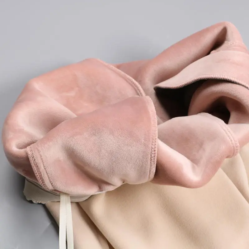 Женские брюки карандаш с высокой талией повседневные однотонные шаровары теплые