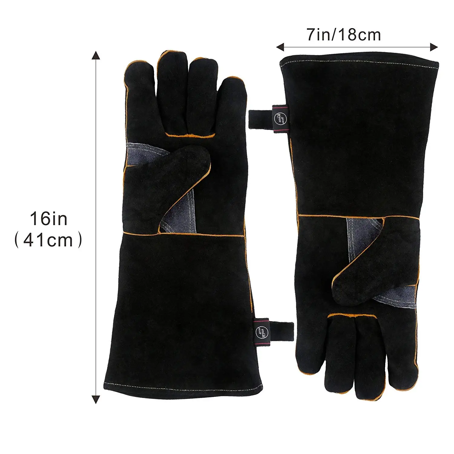 HHPROTECT BBQLeather Forge/Mig/Stick сварочные перчатки жаростойкие рукавицы для