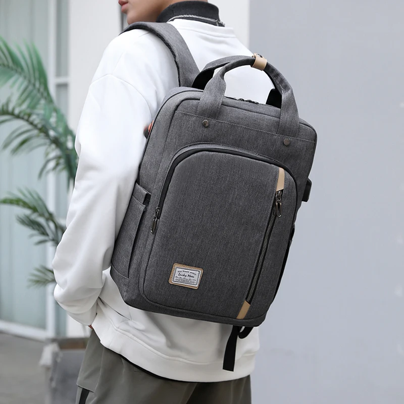 Школьный ранец для мужчин сумка ноутбука 15 дюймов водонепроницаемый рюкзак в