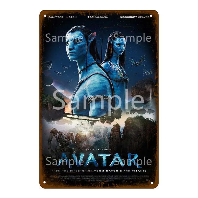 Металлическая жестяная вывеска для фильма винтажный металлический постер Ретро