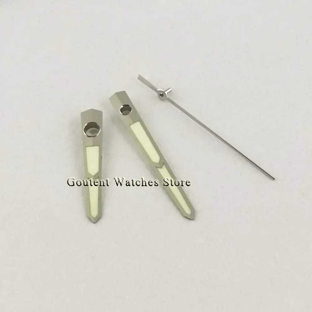 

Silve Watch Hands luminous Fit Miyota 8215 821A 8205 8N24 DG2813 3804 Movement