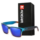 Мужские и женские классические очки Kdeam, поляризационные солнцезащитные очки в цветной пленке, спортивные очки