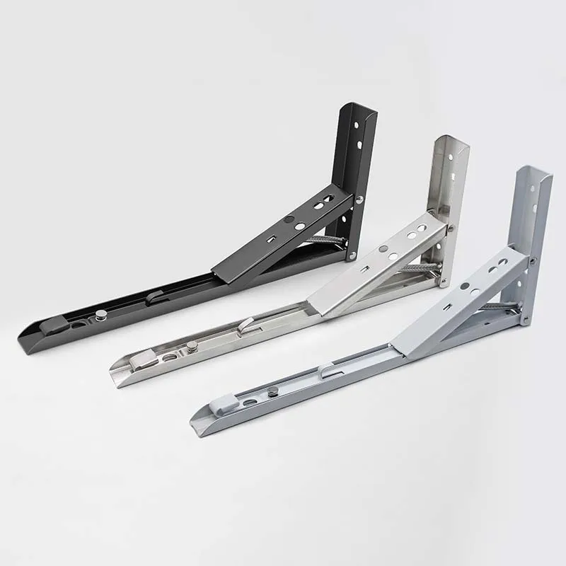 Треугольный складной угловой кронштейн из нержавеющей стали 2 шт. тяжелая