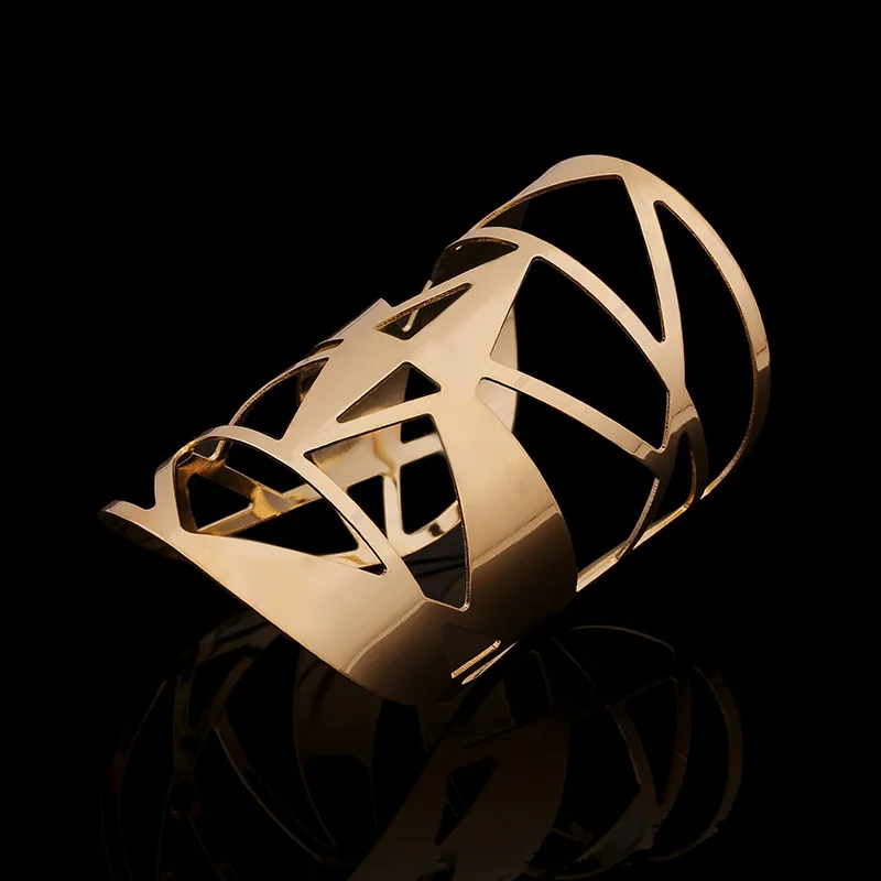 

New Arrival Gold Bracelets Bangle for Women Opening Alloy Geometric Trendy Party Bracelets Bangle Jewelry for Girls