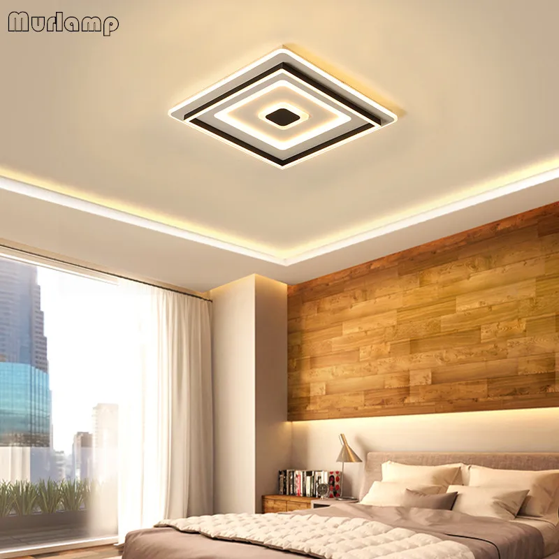 Современный минималистичный квадратный круглый светодиодный потолочный