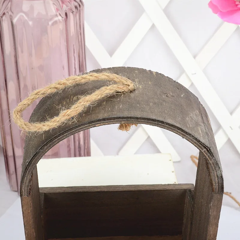 2020 New Retro Wooden Flower Pots Planter Barrel Home Garden Outdoor Decoration | Дом и сад