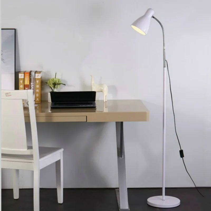 Современная Скандинавская железная светодиодсветодиодный Напольная Лампа E27