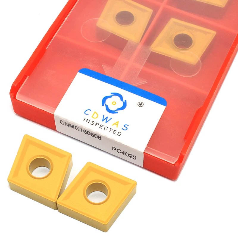 Токарный резец CNMG160608 PC4025, 10 шт., инструмент для наружной обточки, высококачественные карбидные вставки CNMG 160608, токарный станок с ЧПУ, инструменты для стали