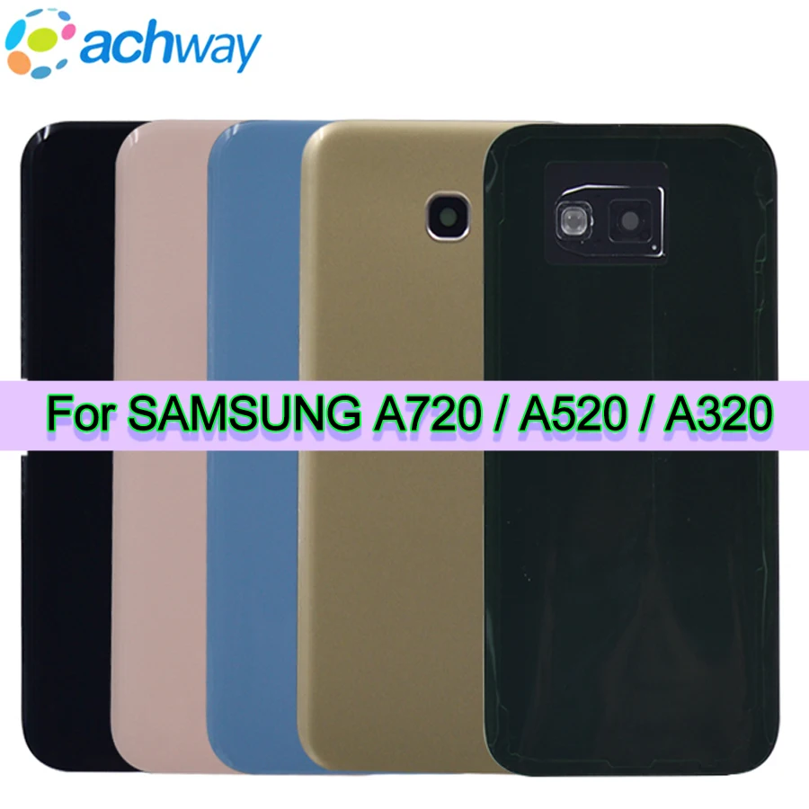 Задняя крышка корпуса для Samsung Galaxy A320 A520 A720 2017 Крышка батарейного отсека A3 A5 A7