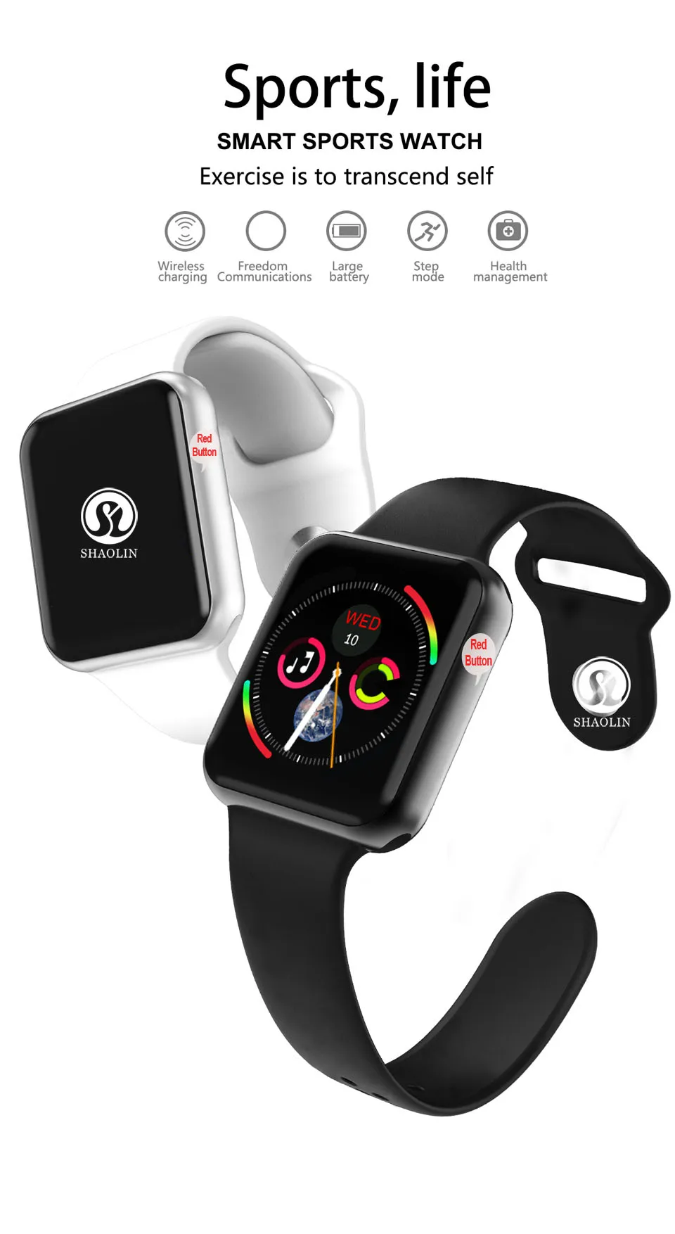 Bluetooth Смарт-часы 4 1:1 Смарт-часы 42 мм чехол для Apple Watch iphone iOS Android ЭКГ-шагомер серии 4
