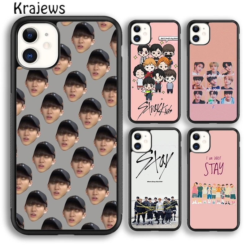 Чехол для телефона krajew Felix Hyunjin I N Minho KPOP STRAY KIDS SKZ для iPhone 14 5 6s 7 8 plus XR XS 11 12 13 pro max Galaxy S21 S22