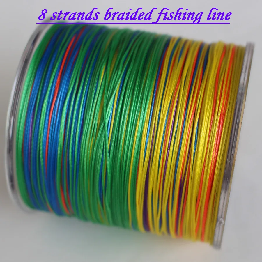 

8 Strands Braided Fishing line 500m Multi Color Super Strong Japan Multifilament PE braid line 10LB 20LB 30LB 40LB 100LB 200LB