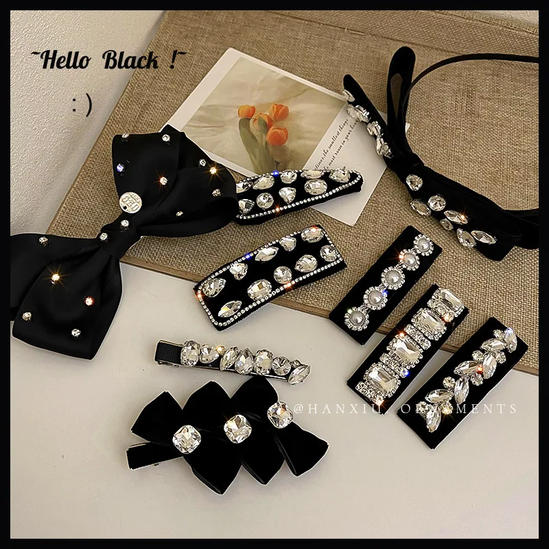 

Французская ретро-заколка для волос с маленькими благовониями и бриллиантами