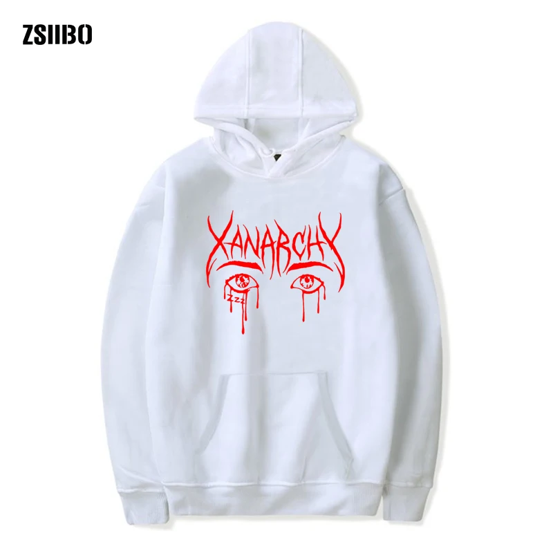 Lil xan xanarchia толстовки для мужчин и свитшоты Осень Хип Хоп Мужчин s пуловер худи Харадзюку модная уличная женская одежда DIYWGWY06 - Цвет: STYLE8