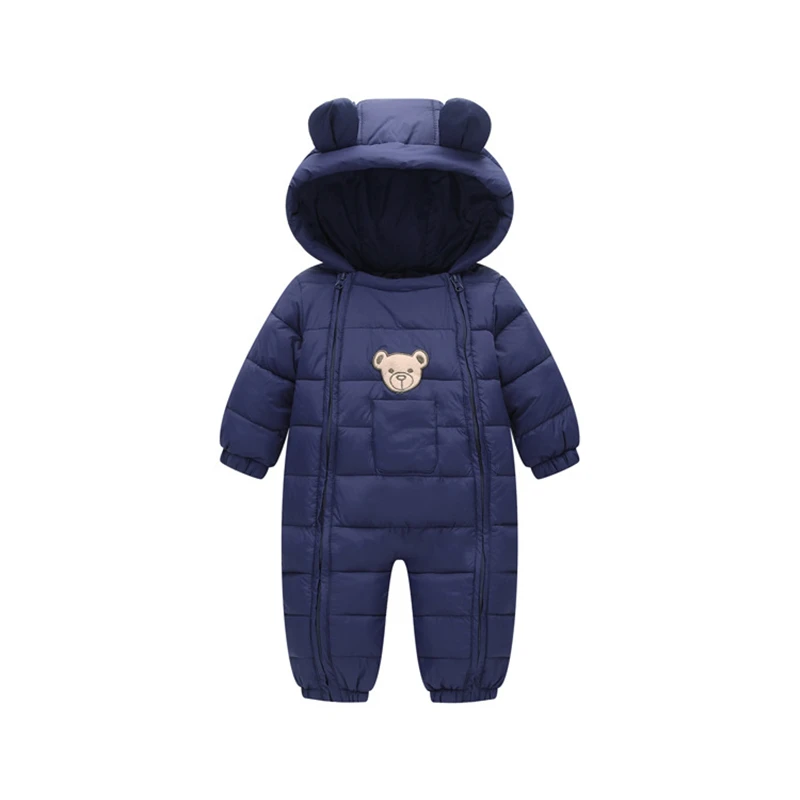 

New Born Snowsuit Baby Girl Boy Spring Coat Clothes Warm Outerwear Overalls Romper Kids Winter Jumpsuit Parka Hooded Mantle