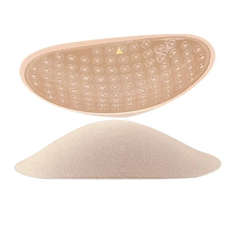 

1 Pair Womens Shoulder Pads Anti-Slip Silicone Self-Adhesive Enhancer Cushion Q6PB