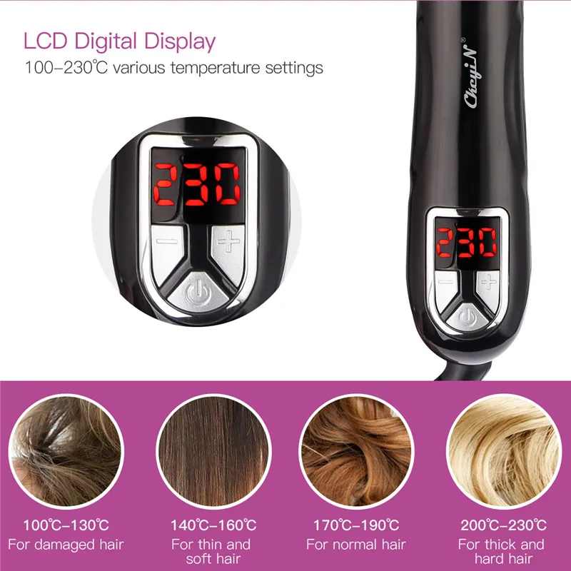 Щипцы для завивки волос с быстрым нагревом профессиональная автоматическая