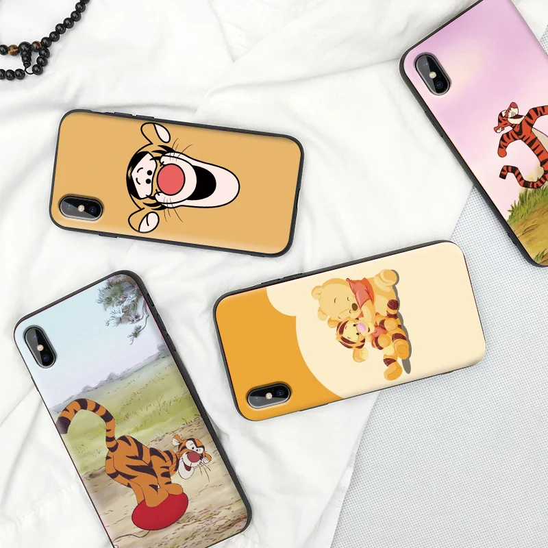 Чехол для телефона Tigger Pooh Xiaomi mi 8 A2 Lite A1 A3 9 9T SE 5X 6X чехол с мультяшным медведем