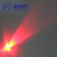 yyt 20pcs 5mm red light flashing monochromatic light emitting diode red flashing