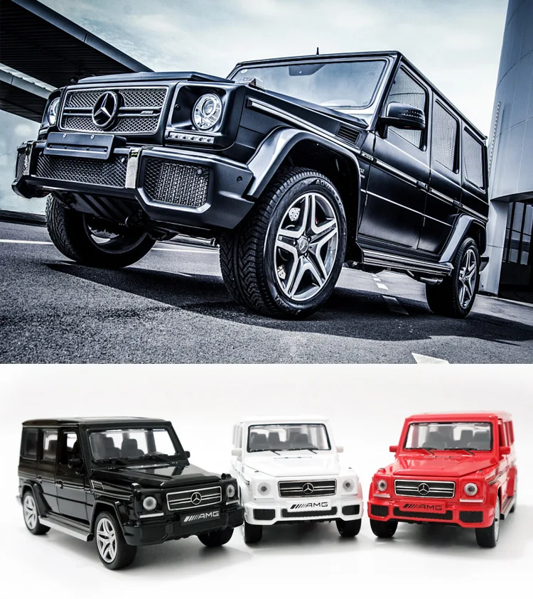 1:32 AMG G65 сплав оттягивающаяся назад модель автомобиля модель игрушки звук свет игрушка с инерционным механизмом автомобиль для G65 SUV AMG игрушки для мальчика подарок коллекция подарок
