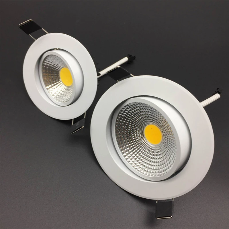 

COB Dimmable Led Downlight Light Ceiling Spot Light 5W 7W 9W 12W 85-265V Ceiling Recessed Lights Indoor Lighting Living Room LED