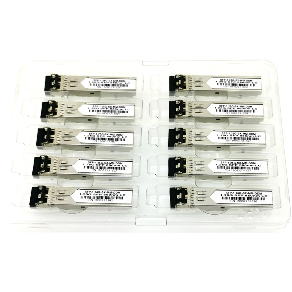 Многорежимный оптоволоконный модуль 1.25Gbp/s 550M LC 850nm DDM SFP коммутатор совместимые