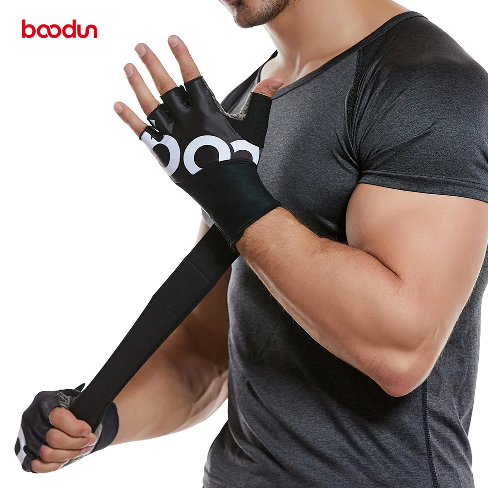 Хит продаж модели длинные перчатки для тренировки веса фитнеса запястья спорта